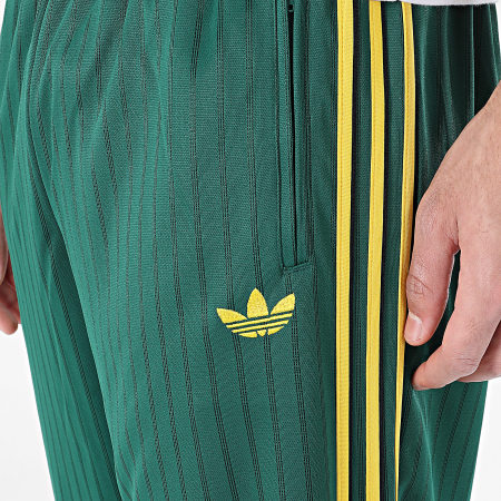 Adidas Originals - Pantalon Jogging A Bandes Firebird KE3456 Vert Jaune