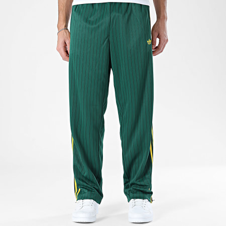 Adidas Originals - Pantalon Jogging A Bandes Firebird KE3456 Vert Jaune