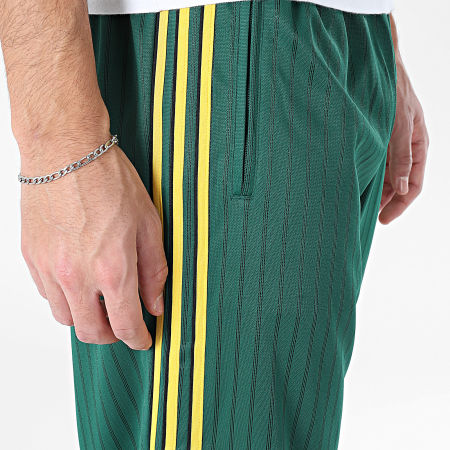 Adidas Originals - Pantalon Jogging A Bandes Firebird KE3456 Vert Jaune