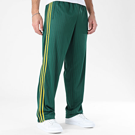 Adidas Originals - Pantalon Jogging A Bandes Firebird KE3456 Vert Jaune