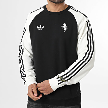 Adidas Originals - Sweat Crewneck A Bandes Juventus KB4449 Noir Blanc