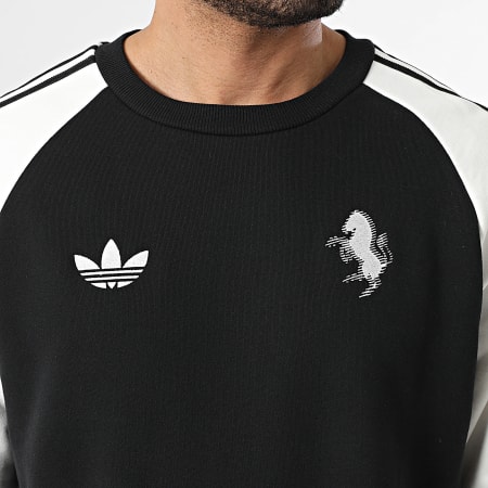 Adidas Originals - Sweat Crewneck A Bandes Juventus KB4449 Noir Blanc