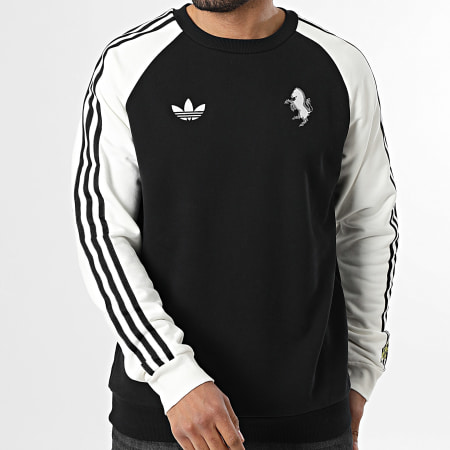 Adidas Originals - Sweat Crewneck A Bandes Juventus KB4449 Noir Blanc