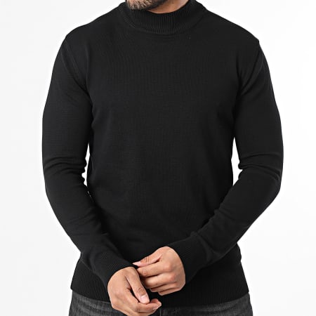 Classic Series - Camisola de Gola Alta 002 Preto