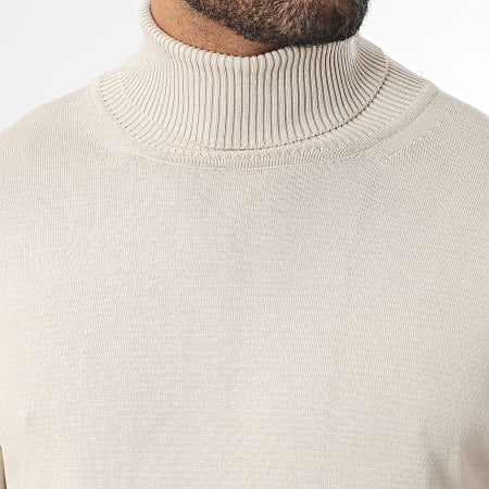 Classic Series - Pull Col Roulé 003 Beige