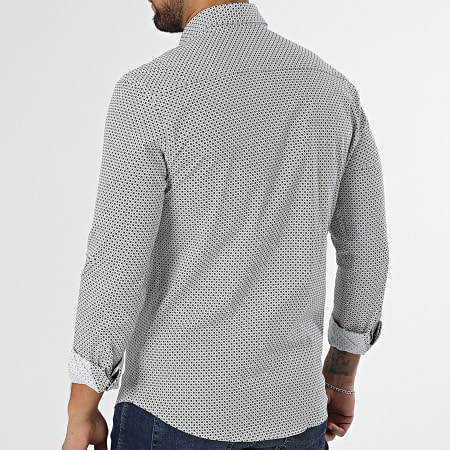 Classic Series - Camicia Maniche Lunghe 111 Blu Marino Bianco