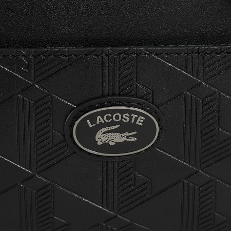 Lacoste - Borsa a tracolla in pelle The Blend Nera