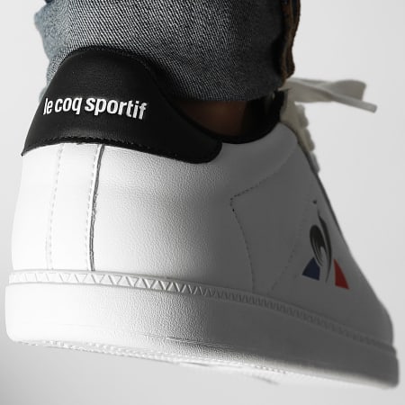 Le Coq Sportif - Zapatillas Courtset 2610459 Blanco Óptico Negro