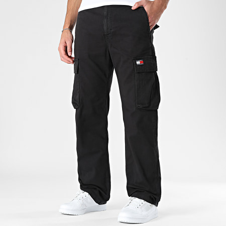 Tommy Jeans - Pantalon Cargo Otis Cotton Canvas 2403 Noir