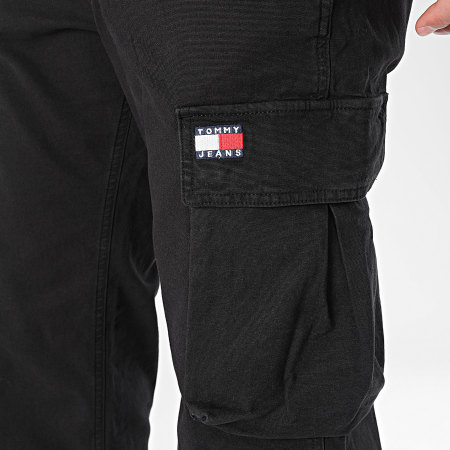 Tommy Jeans - Pantalon Cargo Otis Cotton Canvas 2403 Noir