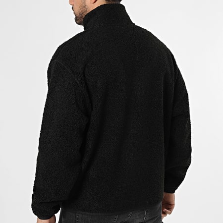 Tommy Jeans - Veste Sherpa Zippée Badge 2345 Noir