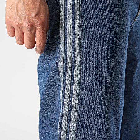 Adidas Originals - Short Jean A Bandes Relaxed Fit Firebird KD1500 Bleu Denim