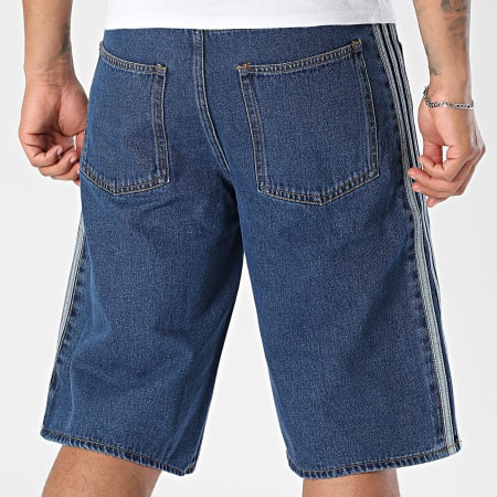 Adidas Originals - Short Jean A Bandes Relaxed Fit Firebird KD1500 Bleu Denim
