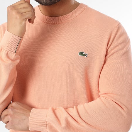 Lacoste - Jersey Logo Bordado Cocodrilo Regular Fit Coral