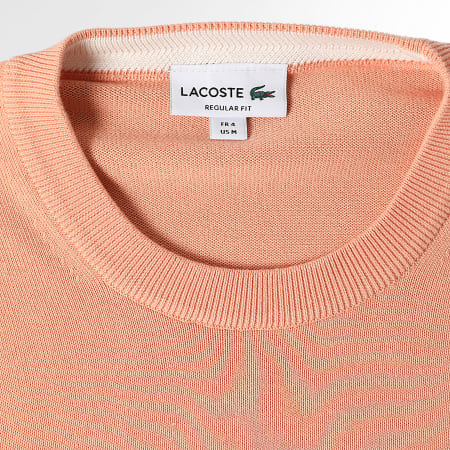 Lacoste - Jersey Logo Bordado Cocodrilo Regular Fit Coral