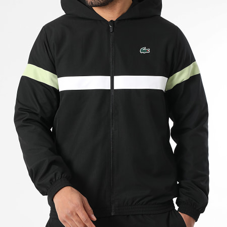 Lacoste - Ensemble De Survêtement Logo Crocodile Noir