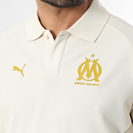 Puma - Polo Manches Courtes OM Pumatech 781567 Beige