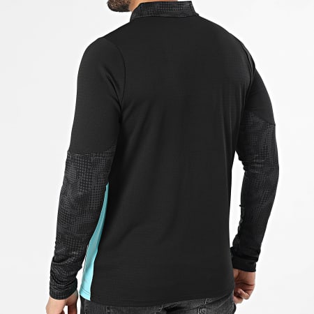 Puma - T-Shirt Lange Mouwen OM Training 1/4 Rits 781534 Zwart Antracietgrijs