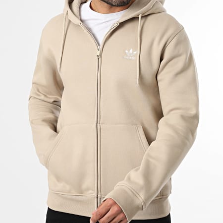 Adidas Originals - Sudadera Con Capucha con Cremallera Essential KE1186 Beige