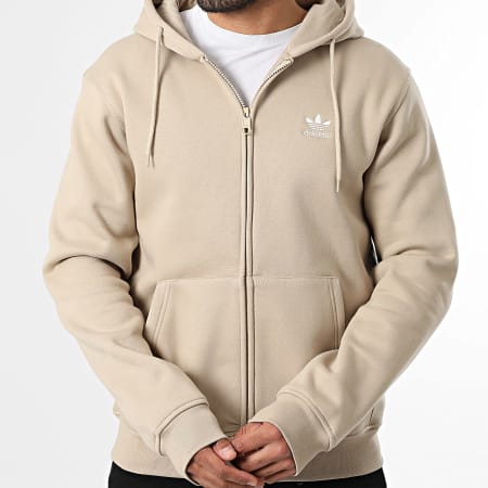 Adidas Originals - Essential KE1186 Beige Zip-Up Hoodie - Ryses