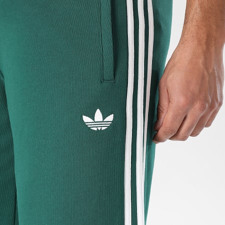 Adidas Originals - Short Jogging A Bandes 3 Stripes KE3563 Vert Blanc