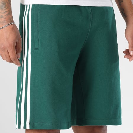 Adidas Originals - Short Jogging A Bandes 3 Stripes KE3563 Vert Blanc