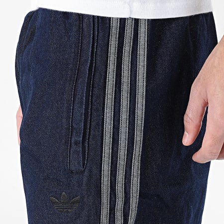 Adidas Originals - Vaquero con bandas Loose Fit Denim JX6459 Azul Oscuro