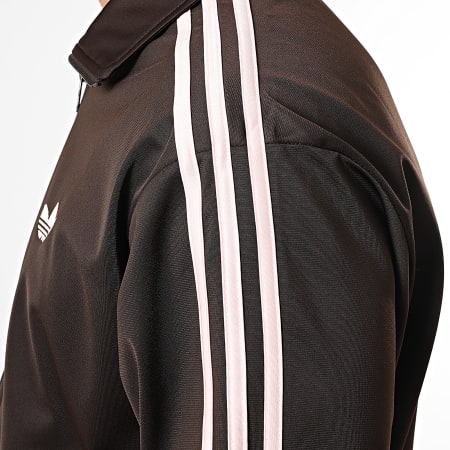 Adidas Originals - Veste Zippée A Bandes Firebird KD8309 Marron