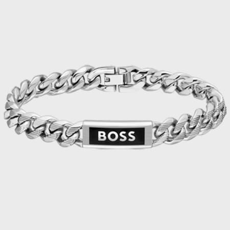 BOSS - Bracelet Kassy Emblem 1580679M Argenté