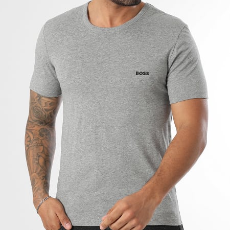 BOSS - Pack de 3 T-Shirts Classic 50475284 Branco Preto Cinza Mesclado