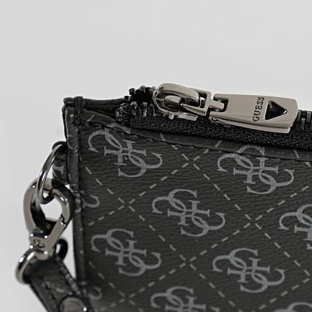 Guess - Bolso de mano PMBALOP-P5235 Negro Gris Antracita