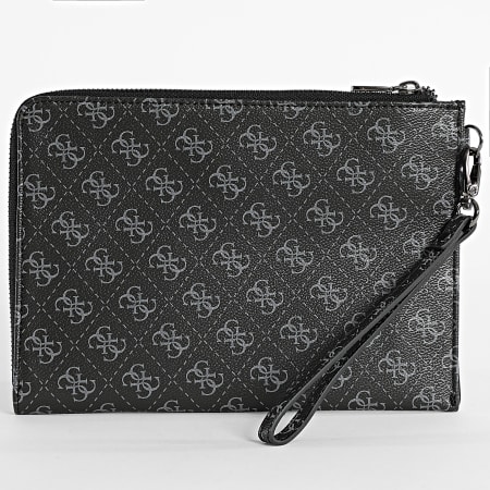 Guess - Bolso de mano PMBALOP-P5235 Negro Gris Antracita