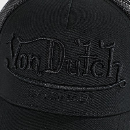 Von Dutch - Casquette Trucker Embroidery Noir