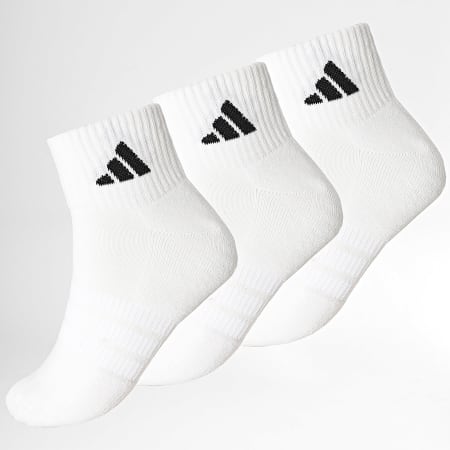 Adidas Sportswear - Lot De 3 Paires De Chaussettes Essential Ankle JZ0528 Blanc