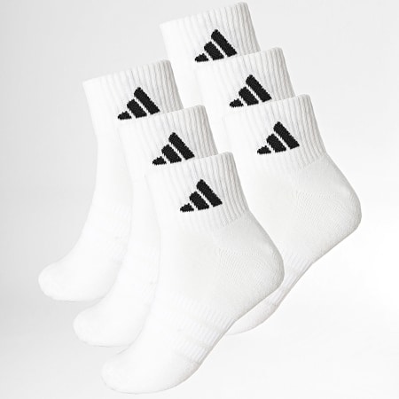 Adidas Sportswear - Lot De 6 Paires De Chaussettes Essential Ankle KE5495 Blanc