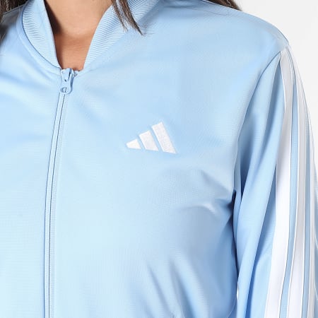 Adidas Sportswear - Ensemble De Survetement A Bandes Femme 3 Stripes JF3382 Bleu Clair