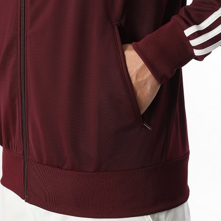Adidas Originals - Veste Zippée A Bandes Firebird KE1646 Bordeaux