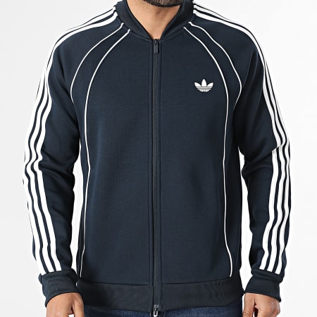 Adidas Originals - Veste Zippée A Bandes SST 2.0 KD5837 Bleu Marine