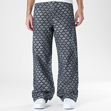 Adidas Originals - Vaquero Monograma KD0399 Azul Bruto Blanco