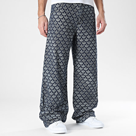 Adidas Originals - Vaquero Monograma KD0399 Azul Bruto Blanco