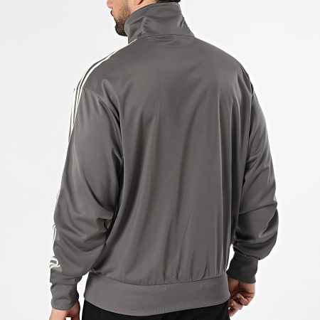 Adidas Originals - Veste Zippée A Bandes Firebird KE1645 Gris Anthracite