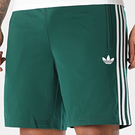 Adidas Originals - Short Jogging A Bandes Firebird KE1376 Vert Blanc