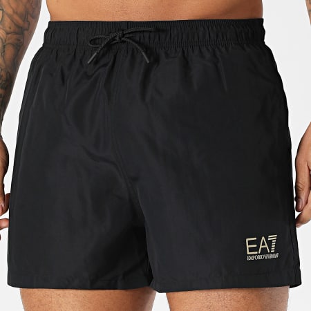 EA7 Emporio Armani - Short De Bain 7M001677-AF13019 Noir Doré