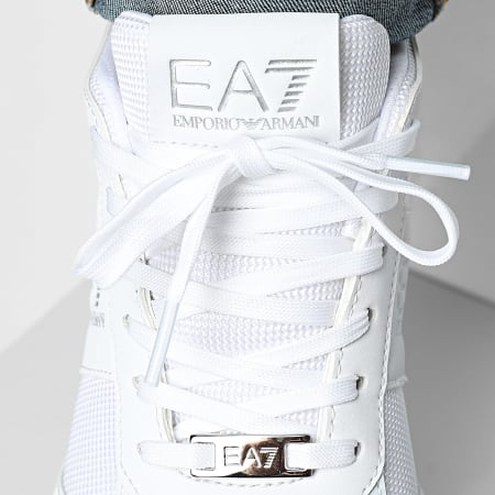 EA7 Emporio Armani - Zapatillas 7X000656-AF13550 Blanca Plata