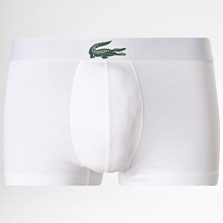 Lacoste - Lot De 3 Boxers Classic Blanc Vert Noir