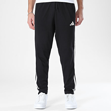 Adidas Sportswear - Pantalon Jogging A Bandes 3 Stripes JE6430 Noir Blanc