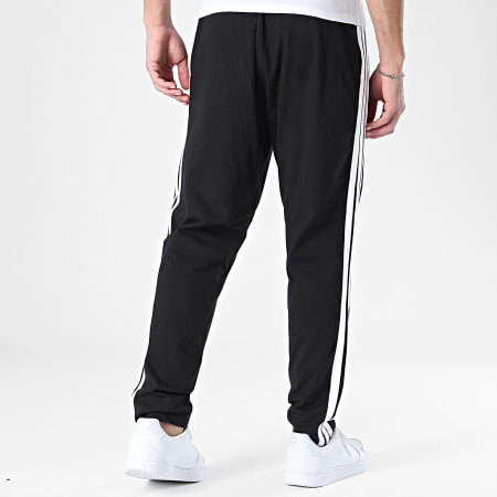 Adidas Sportswear - Pantalon Jogging A Bandes 3 Stripes JE6430 Noir Blanc