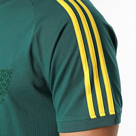 Adidas Originals - Tee Shirt A Bandes Monogram 3 Stripes KD1359 Vert