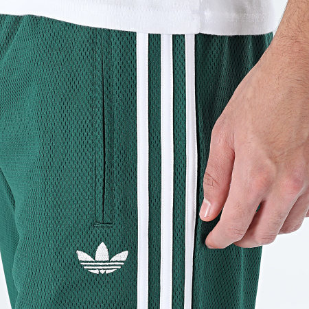 Adidas Originals - Pantalon Jogging A Bandes Firebird TP KD4080 Vert Blanc