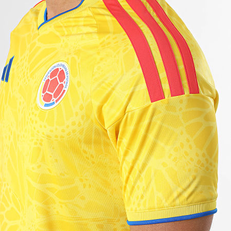 Adidas Sportswear - Maillot De Foot Col V A Bandes FCF Jersey JL6972 Jaune